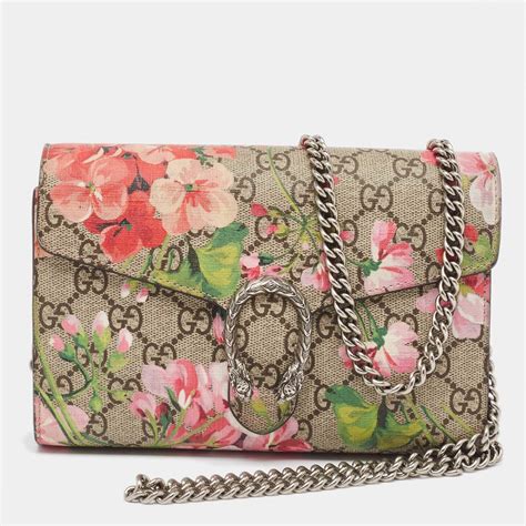 gucci blooms dionysus wallet on chain|GG Supreme Dionysus Chain Wallet .